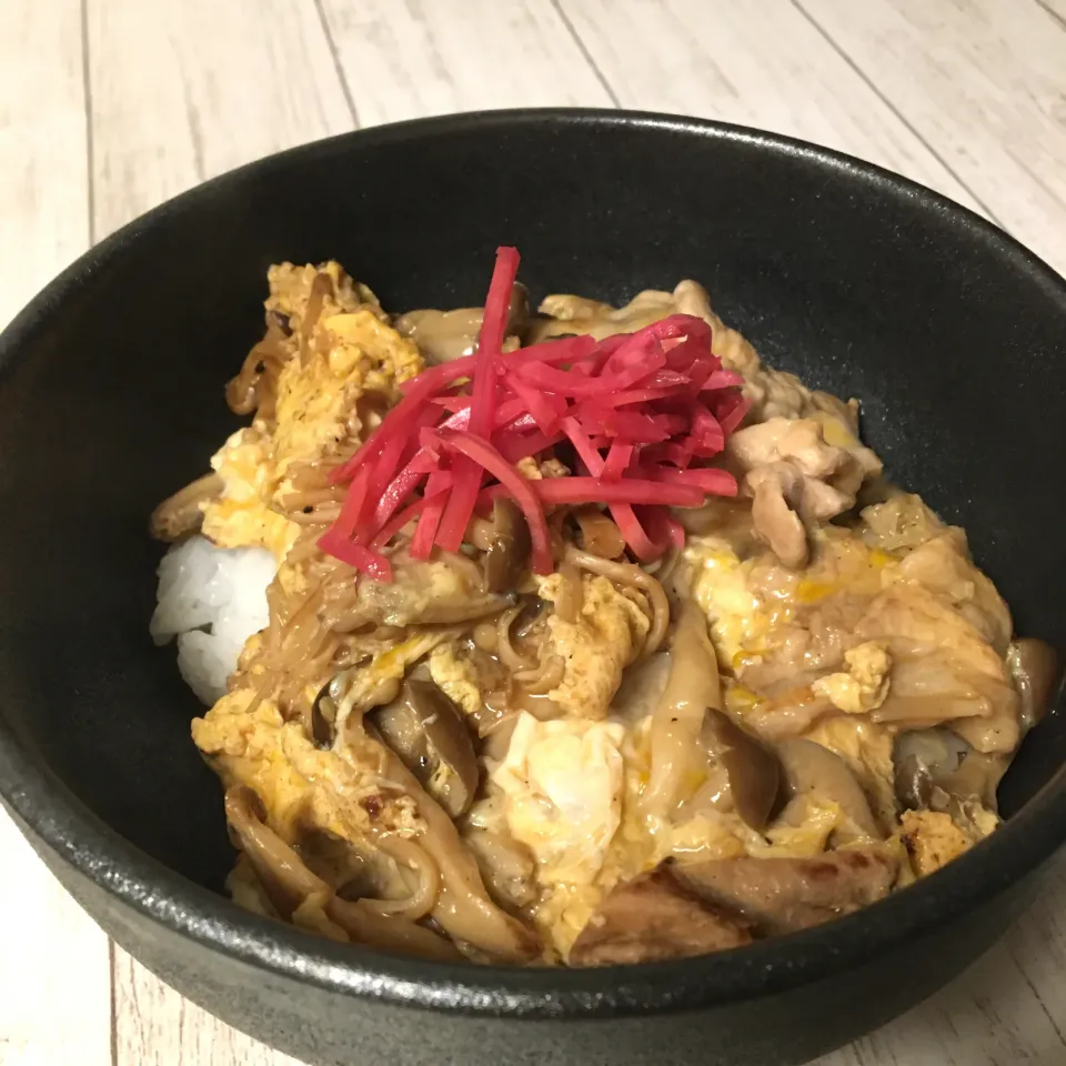 豚きのこ丼|ポンポンダリアさん