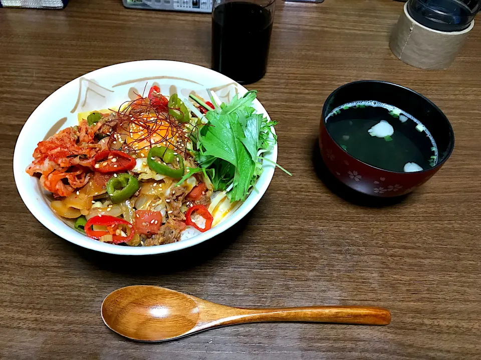 野菜たっぷりプルコギ丼♪|つばりん亭さん