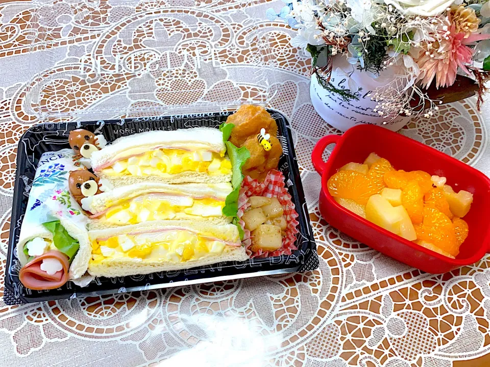 2021.5.25は可愛いサンドイッチ弁当❤️|makoさん