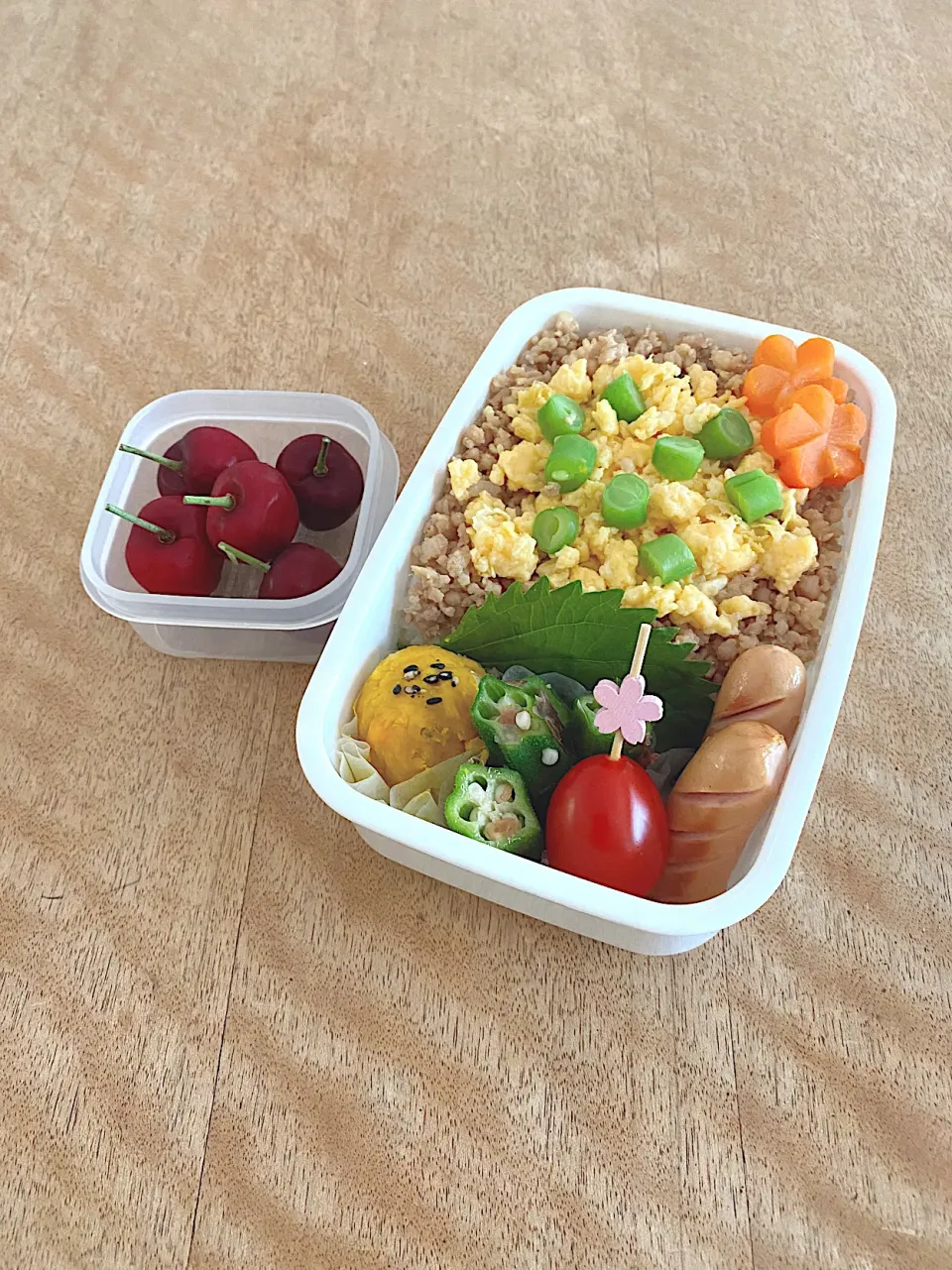 Snapdishの料理写真:そぼろ弁当|Sakikoさん