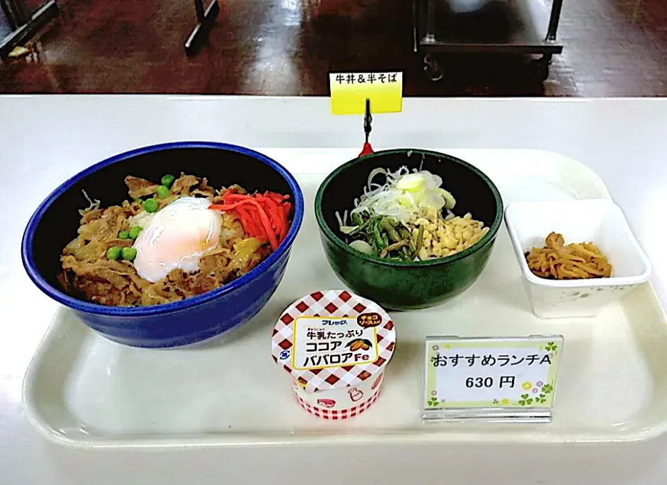 牛丼・ハーフ山菜そばセット|nyama1さん