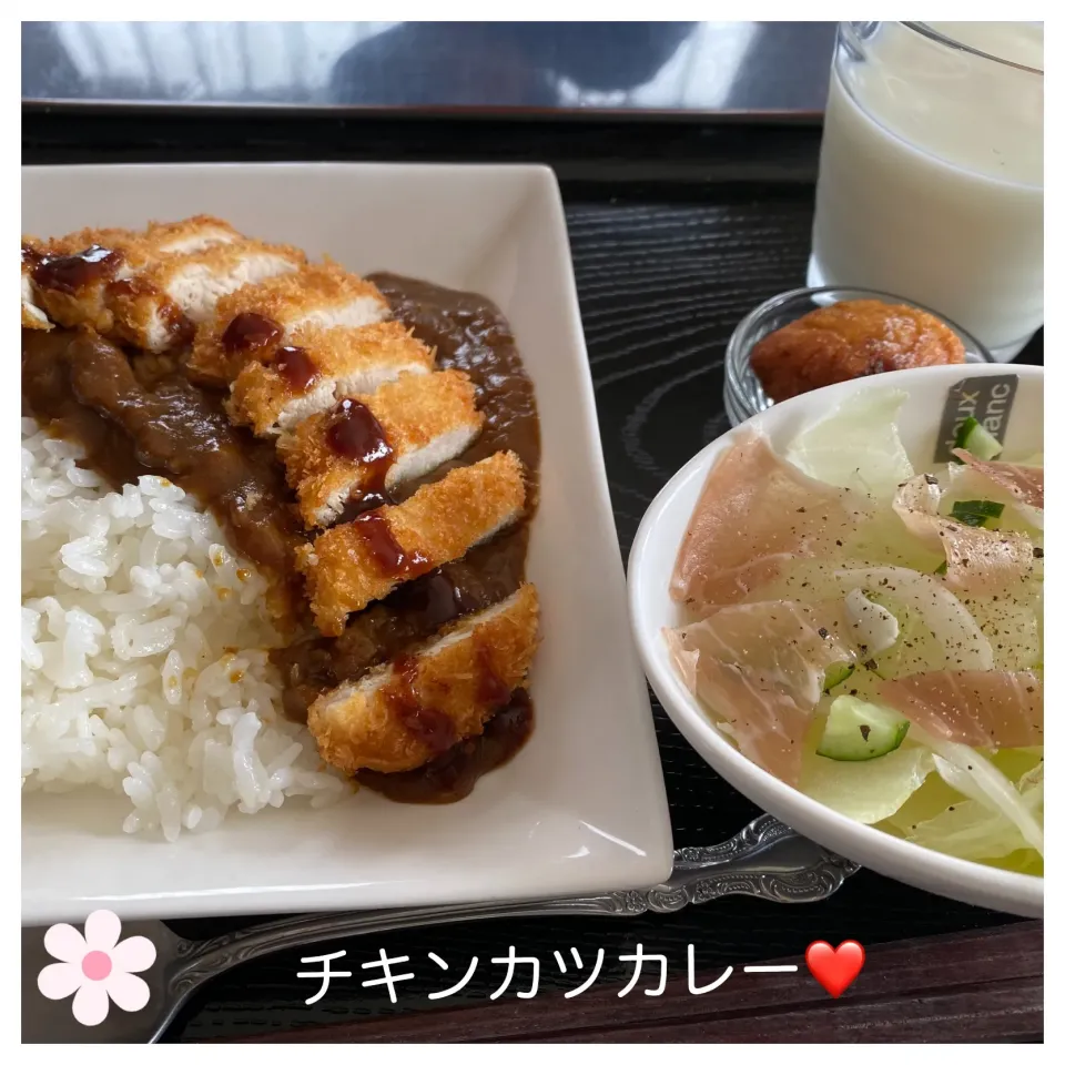 チキンカツカレー❤️|いのっちさん