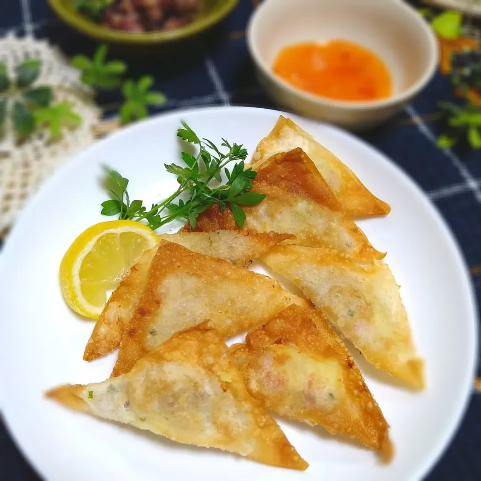 シュトママさんの料理 ツナパン粉の三角揚げ|とまと🍅さん