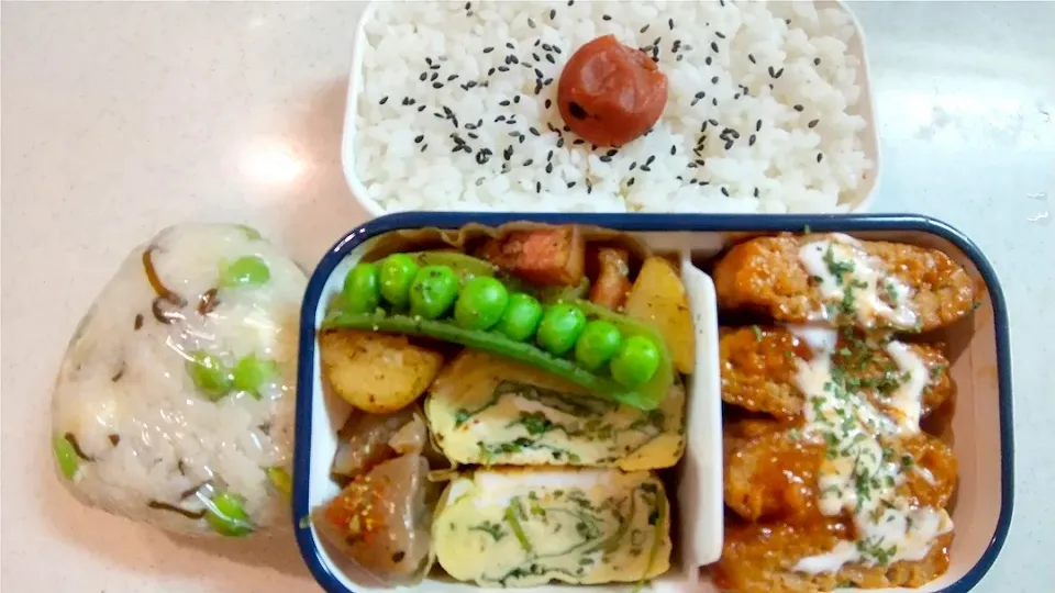 週一の夫弁当|まにょさん