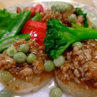 ママシェフ‼️ダイコンステーキ+とりそぼろsauce‼️|伊藤 伸久さん