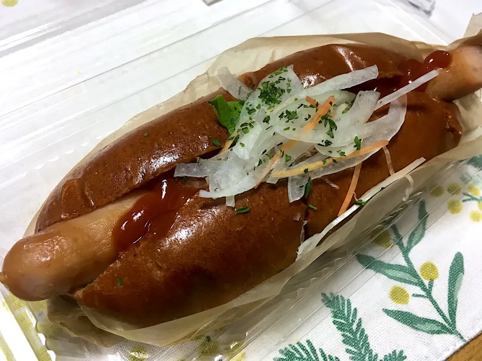 Snapdishの料理写真:ホットドッグ プレーン|こいちさん