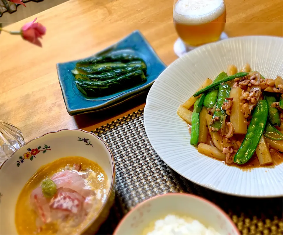 Snapdishの料理写真:Fumiko Aburataniさんの料理 今日の夕ご飯✨✨|fu♡さん