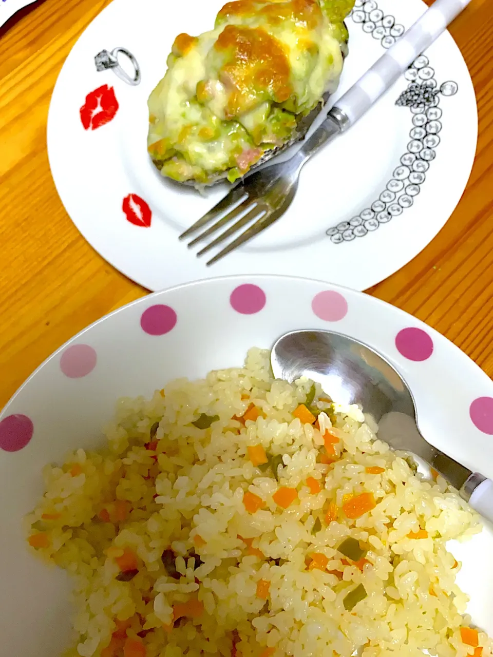ピラフ、アボカドグラタン|kaaaaaさん