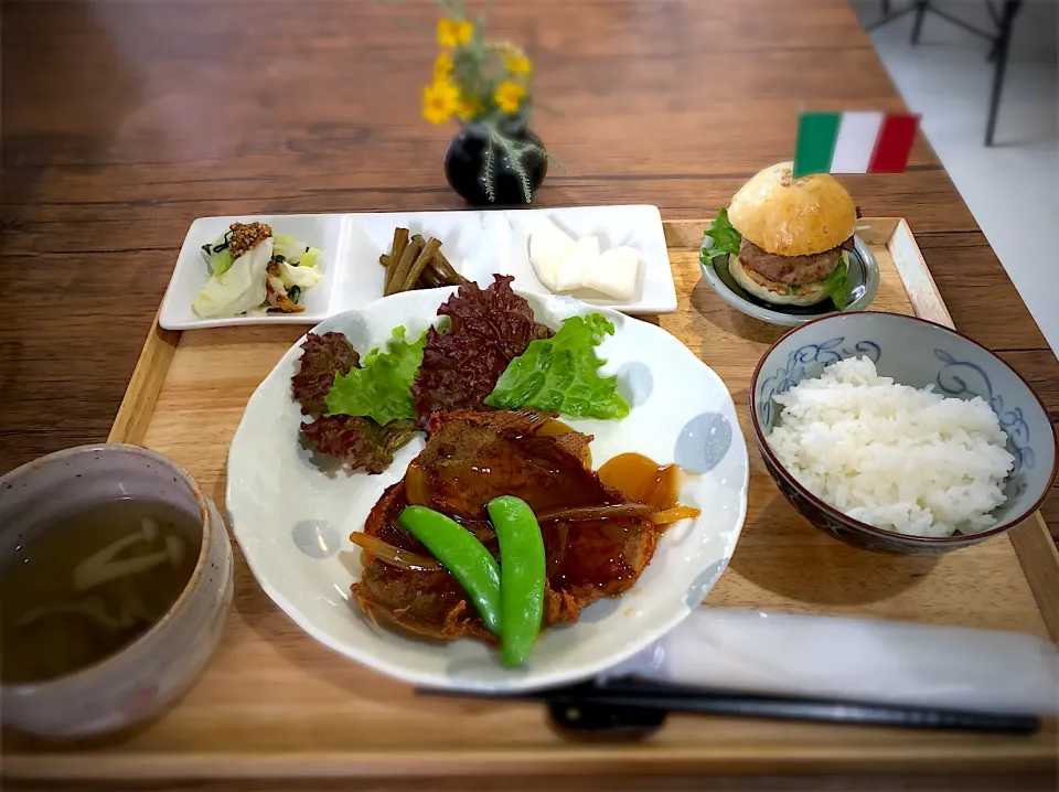 ランチプレート　カレイの中華あんかけ|キヨさん