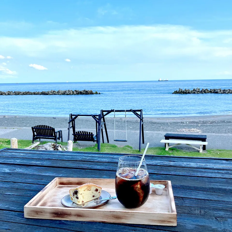 カフェ巡り☕️苫小牧の「のんびり〜の」海カフェで涼む🌊|Happy suzumeさん