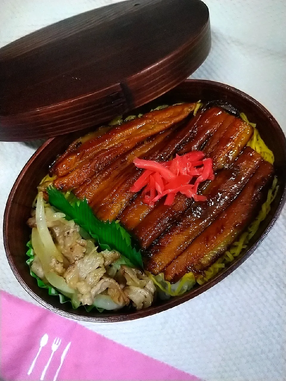 Snapdishの料理写真:穴子重弁当|cheryl_tasteさん