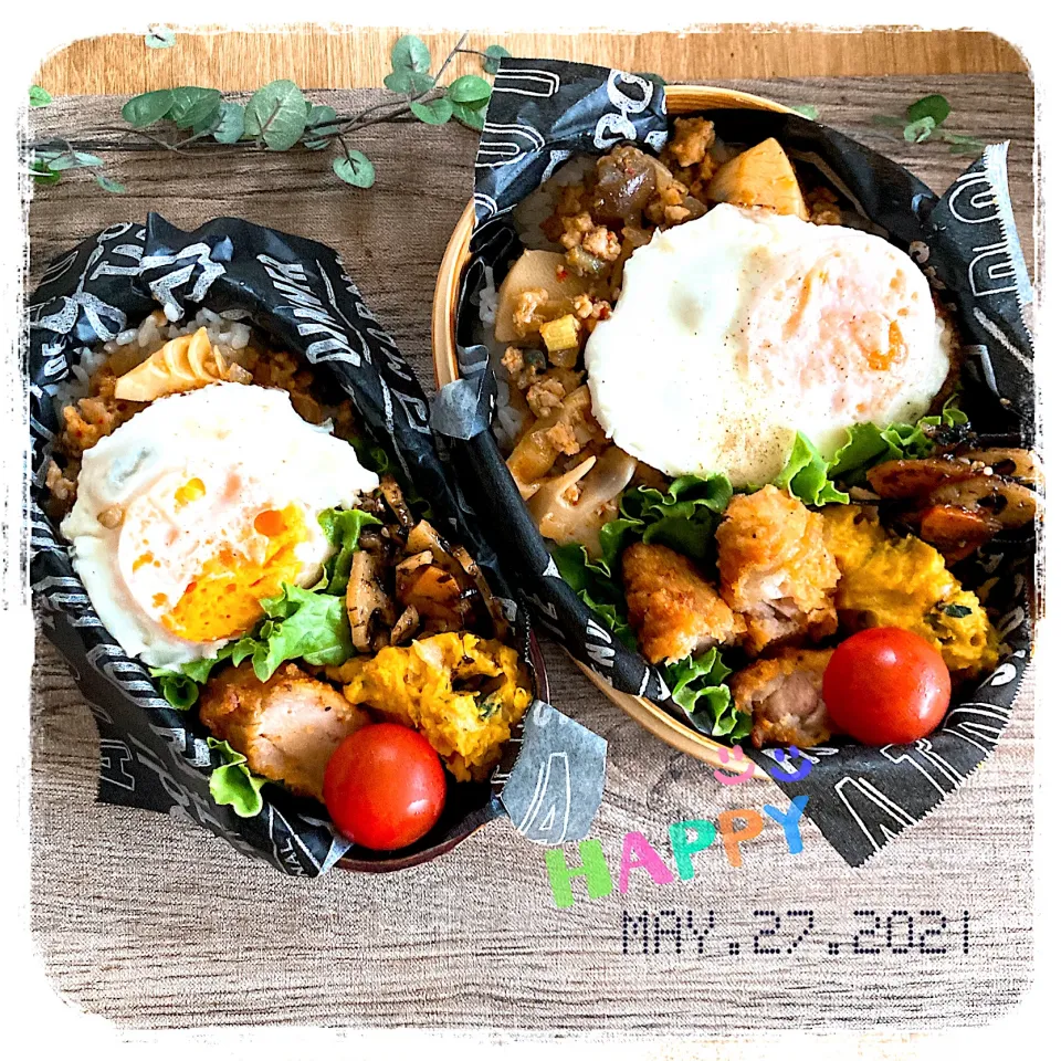 5/27 ☺︎☺︎ ハリッサでエスニック丼弁当✩.*˚|jon2さん