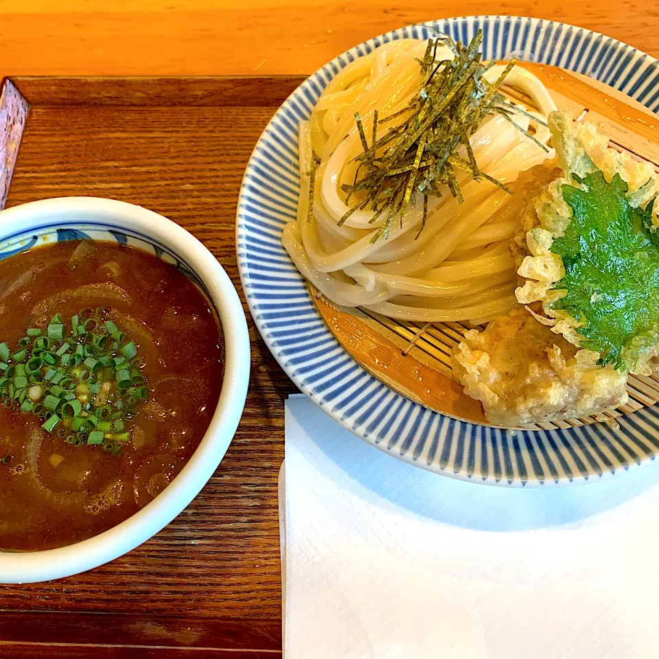 かしわ天つけカレーうどん(◍•ڡ•◍)❤|いつみさん