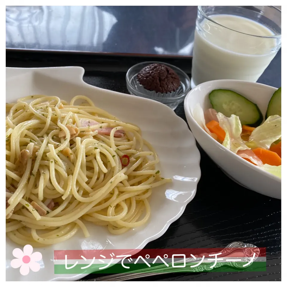 レンジでペペロンチーノ|いのっちさん