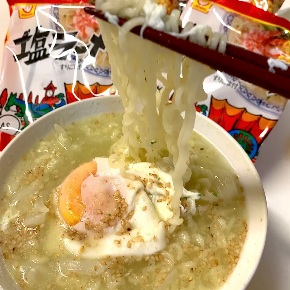 マルちゃん塩ラーメン|あささん