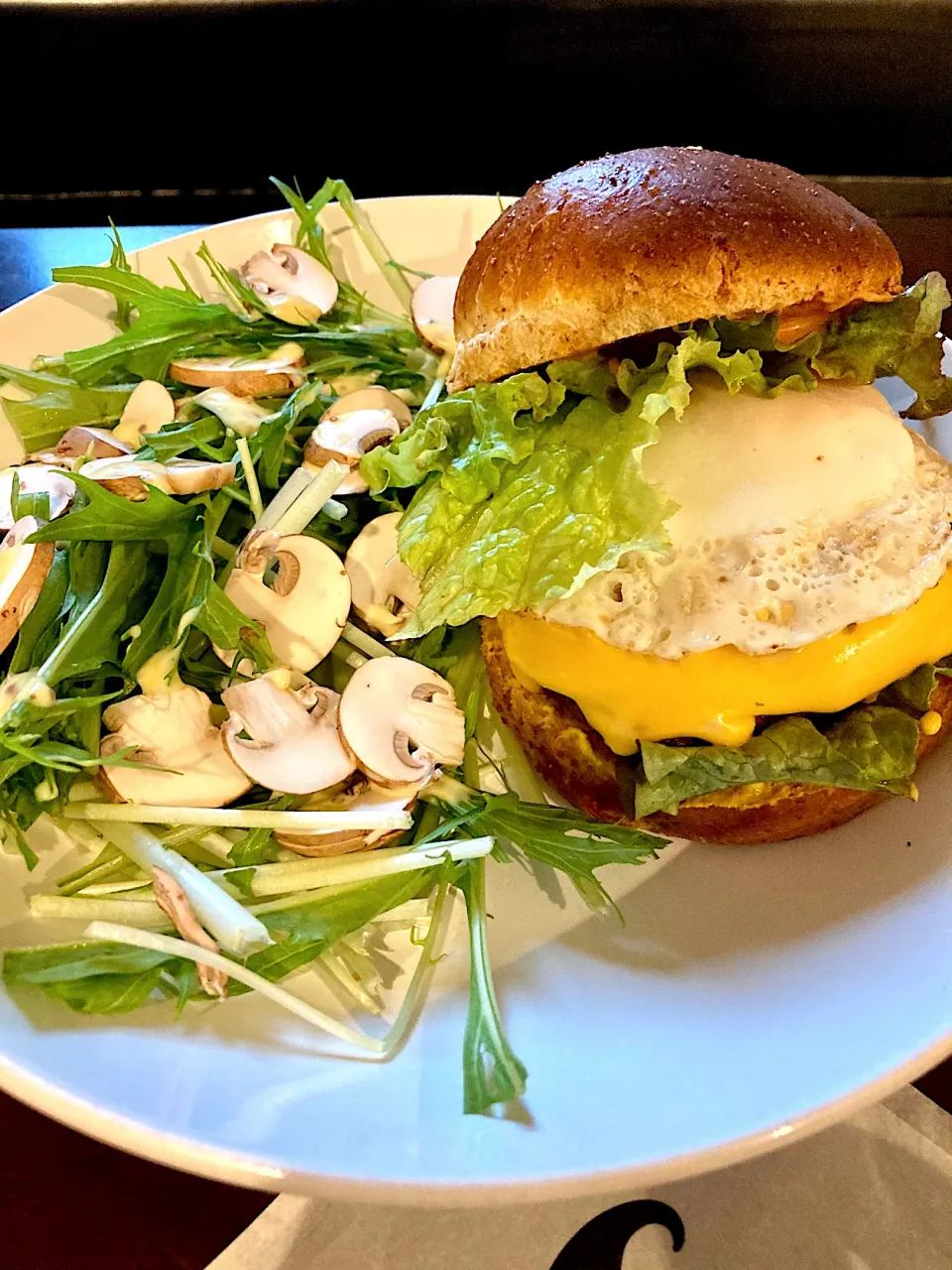 エグチ＊Egg Double Cheese Burger with homemade brioche bun|Miboさん