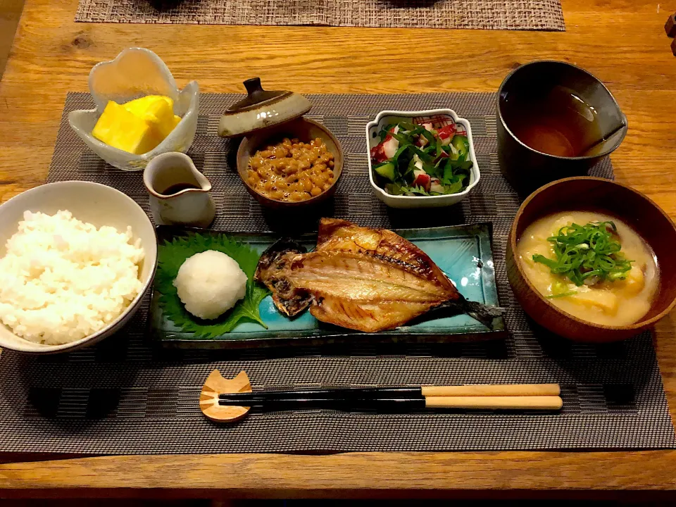 アジの開きごはん|ヒヨリ飯さん