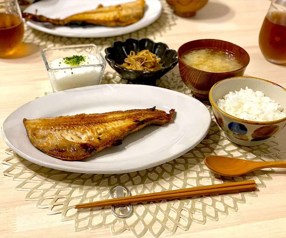 ホッケ定食|ひろさんとゆりさんさん