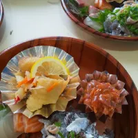 Snapdishの料理写真:魚屋さんのおつまみセット👍️👍️|naokiさん