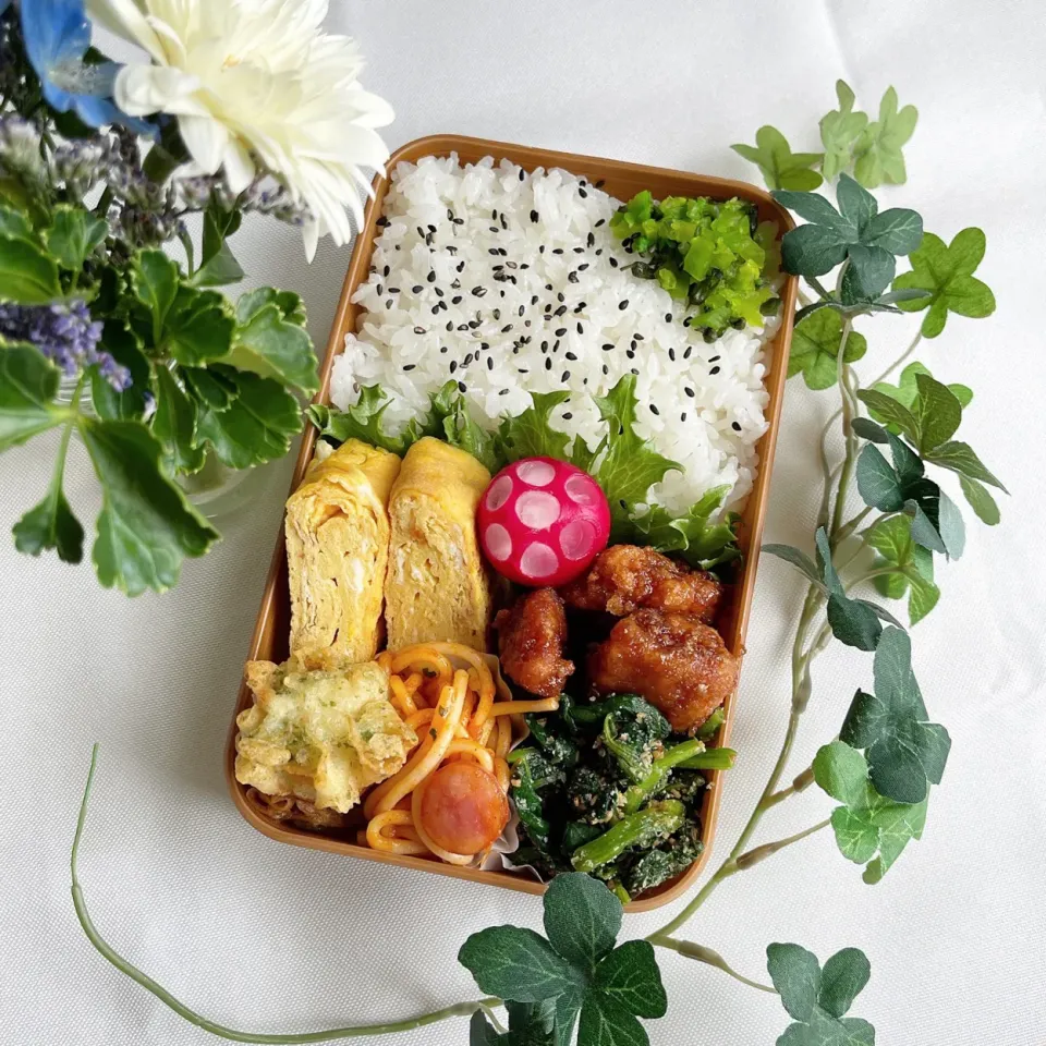 Snapdishの料理写真:5/28❤︎主人のお弁当❤︎|Makinsさん