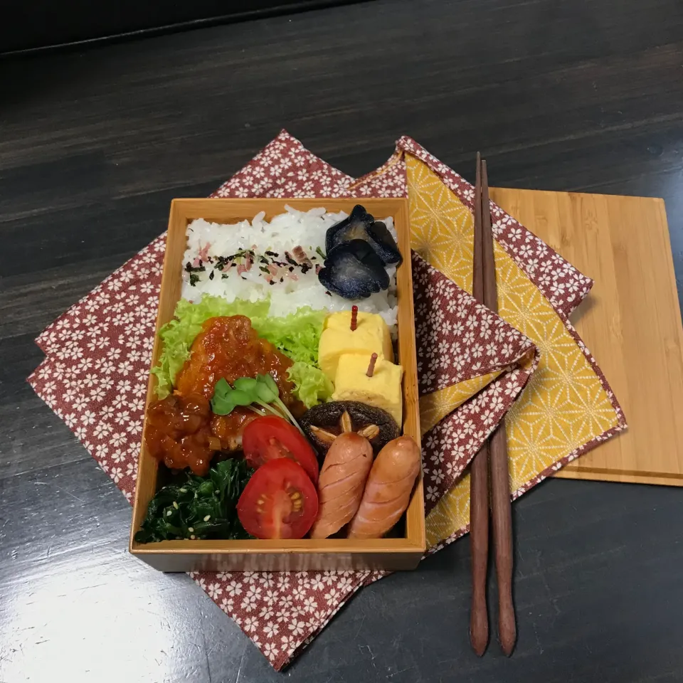 鱈のチリソース弁当|sasori595さん