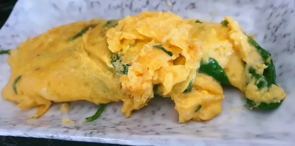 Cheesy Spinach Omelette 😋🤪💋💕🌷|🌷lynnlicious🌷さん