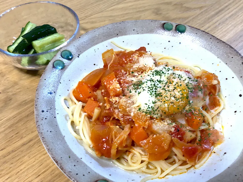 ミネストローネパスタ🍝|さおりさん