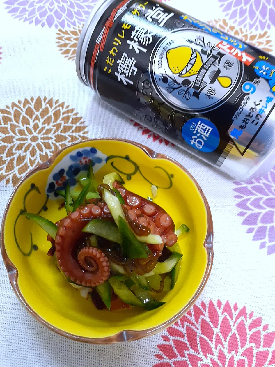 🔷本日の酢の物🐙🥒🔷|@きなこさん