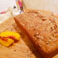 Peach Cobbler Bread 🍞🍑|The Rustic Cooking Galさん