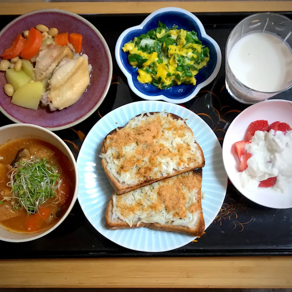 Snapdishの料理写真:☀️朝ごはん|ゆうこりんさん