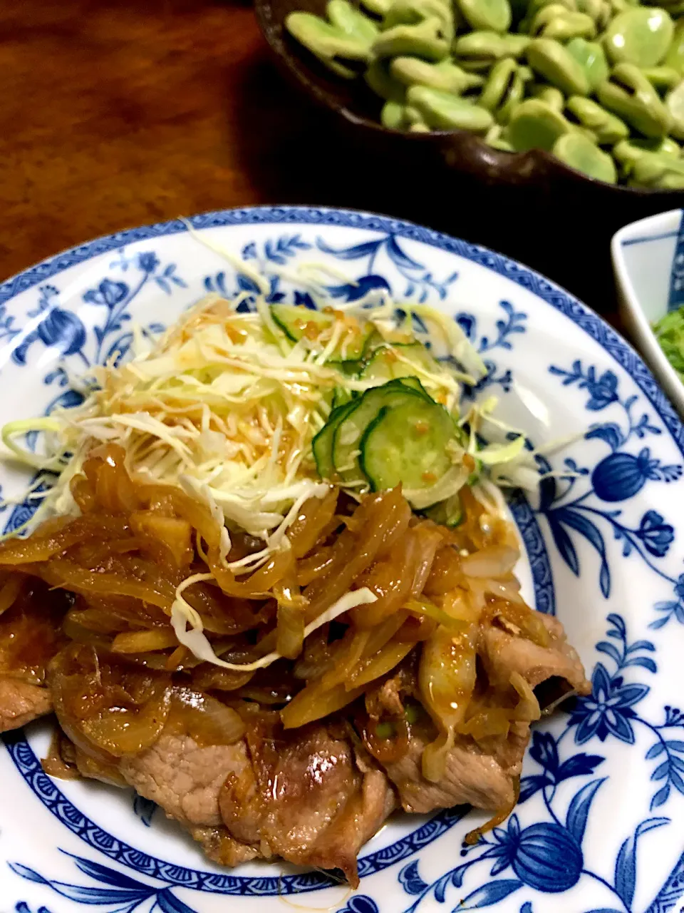 Snapdishの料理写真:生姜焼き|さんだーさん