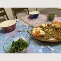 麻婆豆腐　ナスみぞれ煮|saitamasaeさん