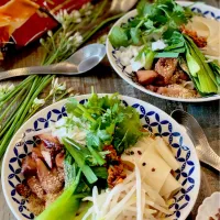 Snapdishの料理写真:chiaki3さんの料理 どうしてもビャンビャン麺が食べたい人🍜に朗報❣️KALDIから発売されたって教えてもらったので😍作ってみました😋