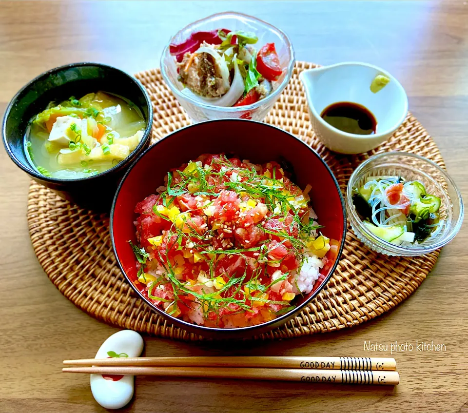 トロたく丼♪😊|ナツ1224さん