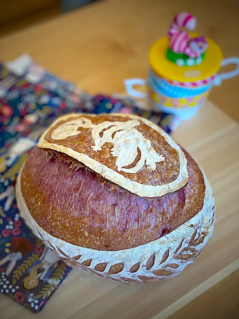 Purple sweet potato sourdough bread - Cheshire Cat|wendy1013さん