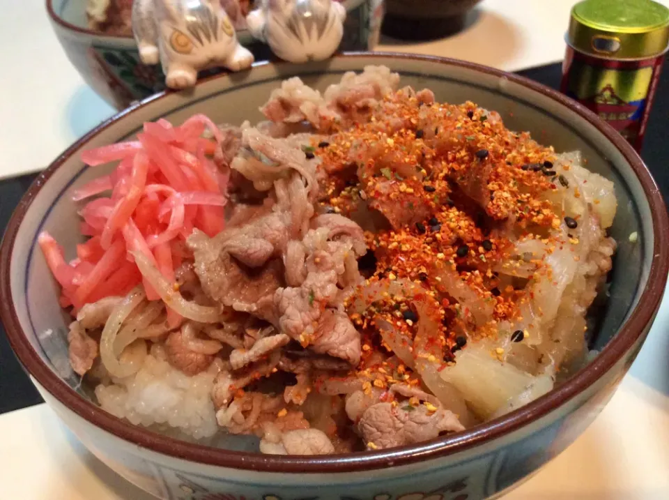 吉牛風の味を目指した牛丼|Takeshi  Nagakiさん