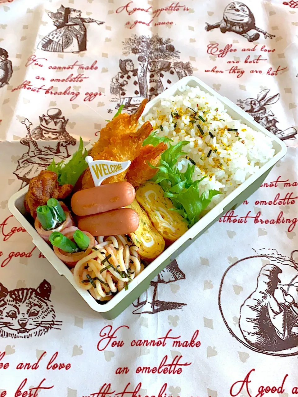 エビフライ弁当💕|いちごさん