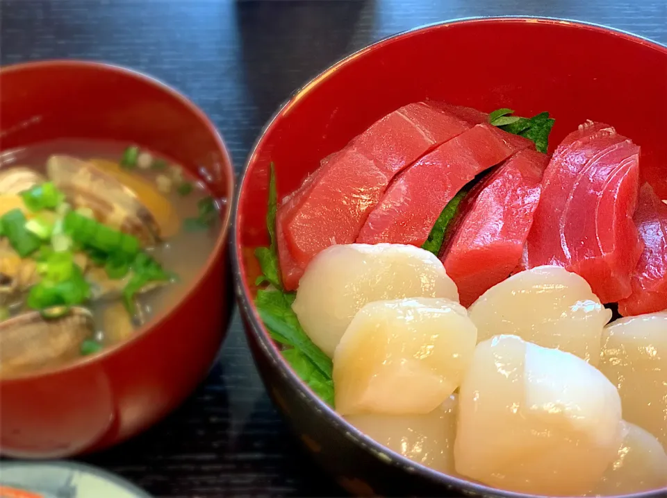 ホタテマグロ丼|🌸ぴくしー🌸さん