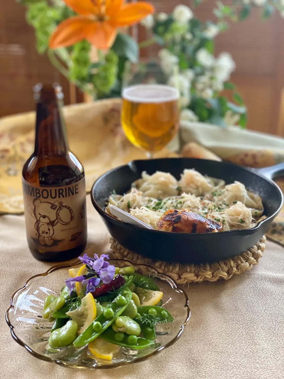 ✨🌿✨何気ない日常の幸せ 🍺Today's Beer： CHROA TAMBOURINE : クロア タンバリン|ゆきぽん@ゆきの家飲み料理さん