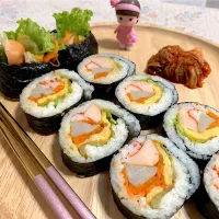 Snapdishの料理写真:Korean Food - Kimbap|Ae+ Patchaさん