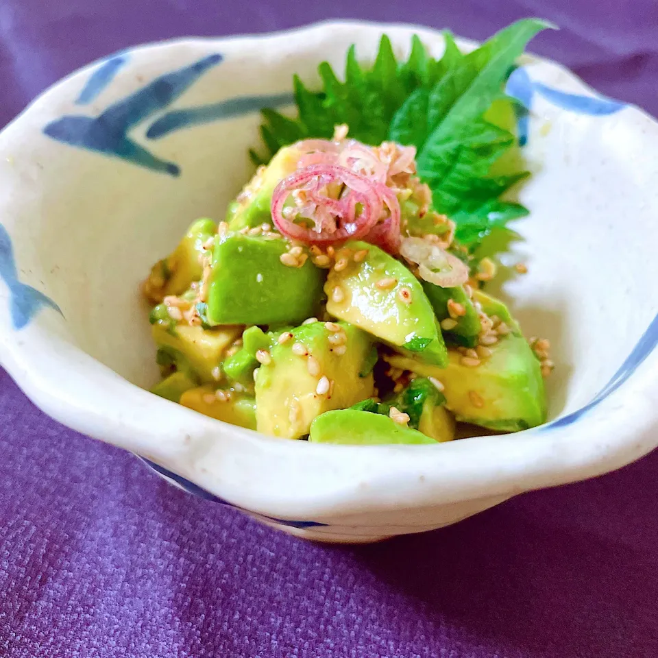 まさんの料理 アボカドと大葉の和え物|オーロラさん