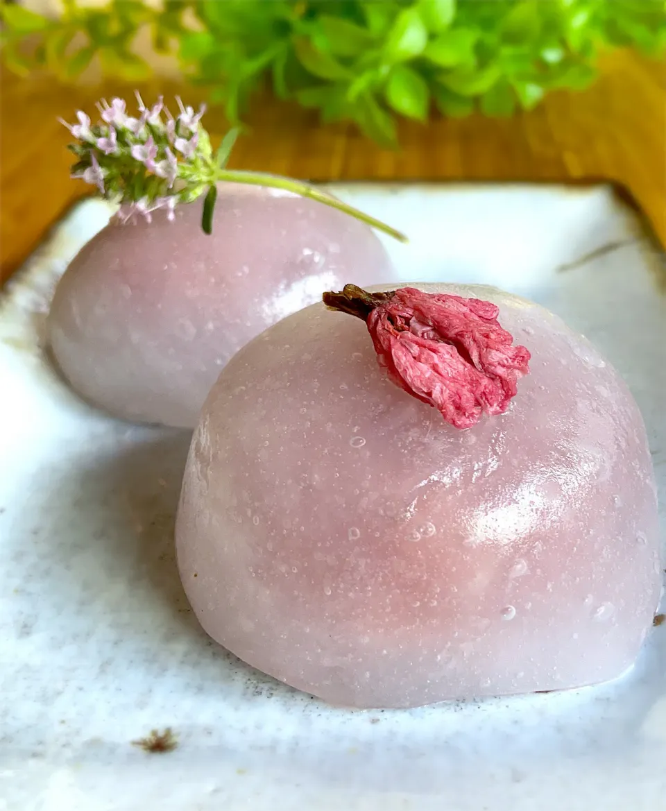 cocco+ちゃんの片栗粉で桜あんの水まんじゅう✨|9421beruさん