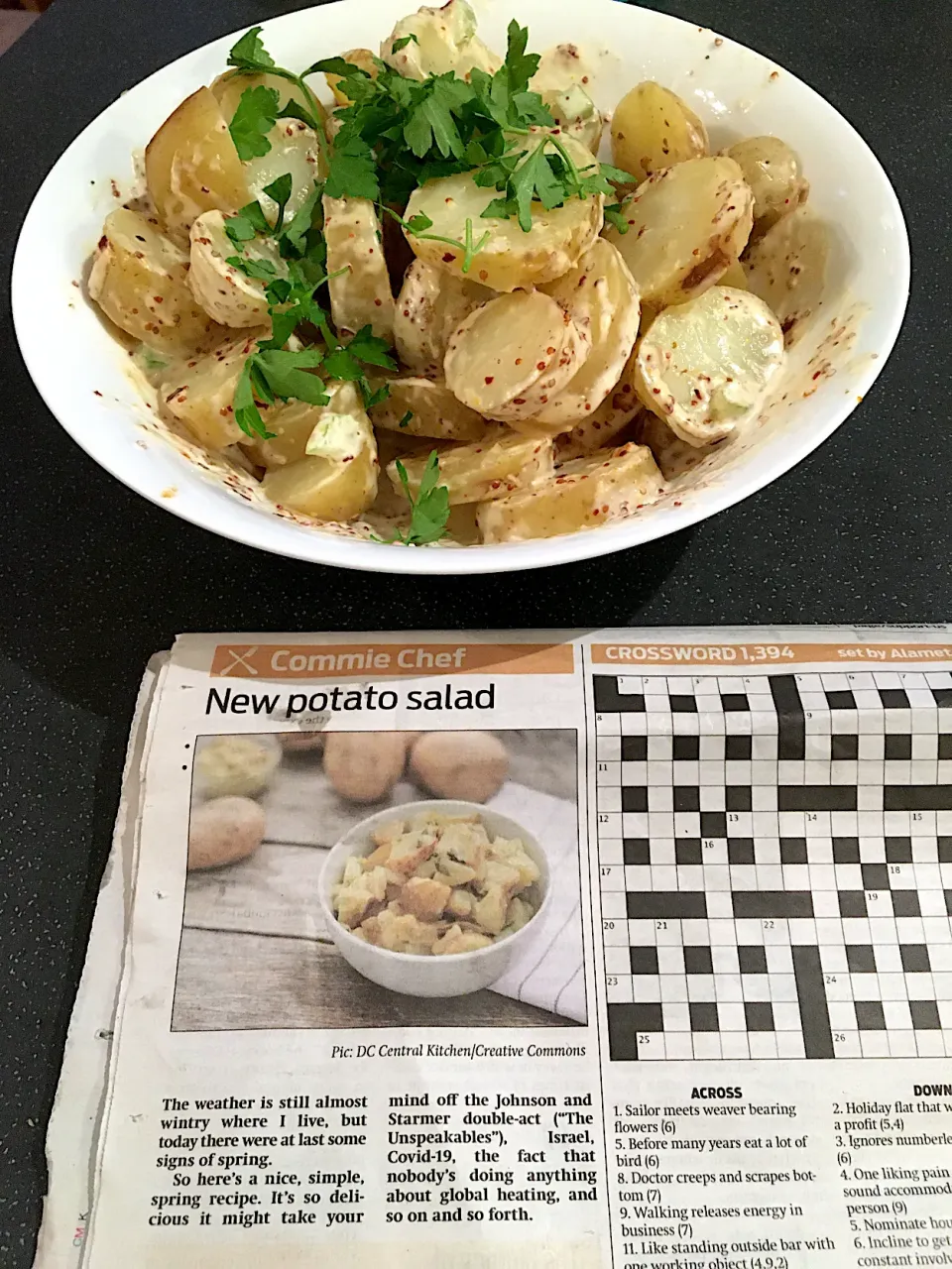 Snapdishの料理写真:New potato salad (Morning Star Commie Chef recipe)|Nick Hiderさん