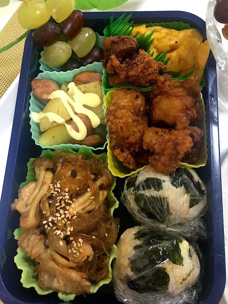 運動会予行頑張ってね！お弁当|ひろこさん