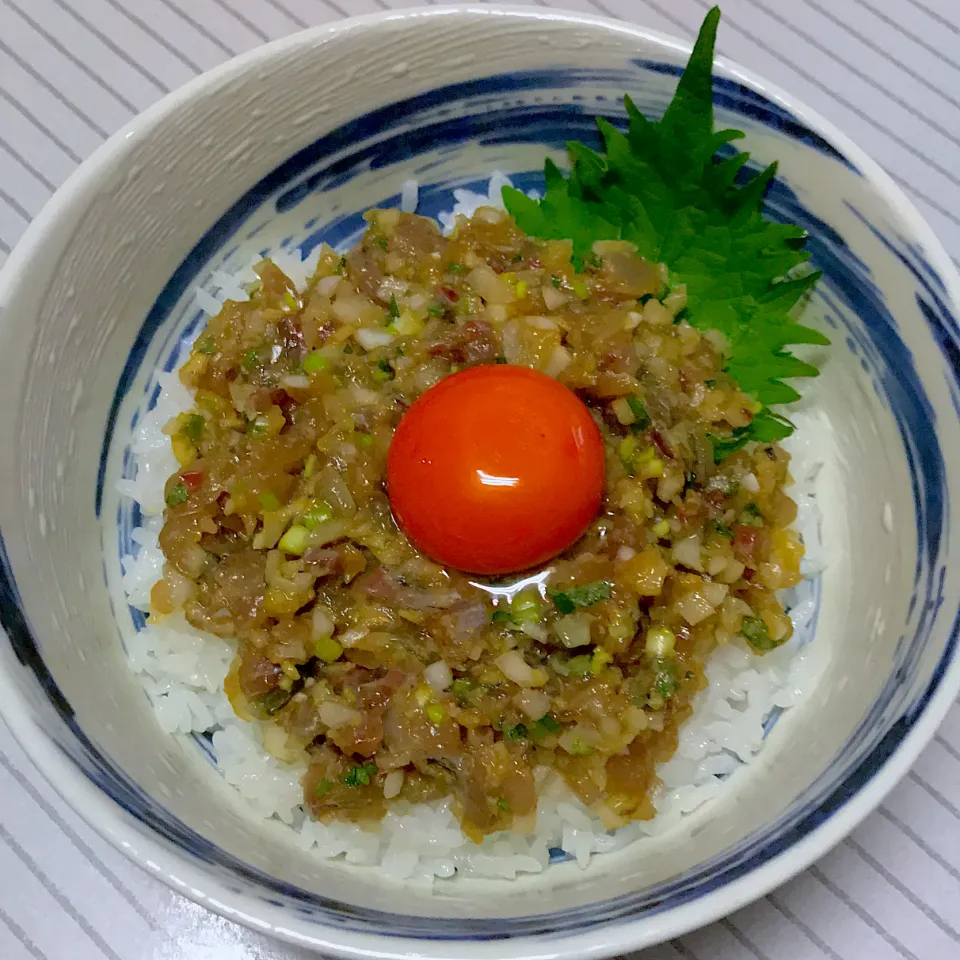 鯵のなめろう丼|まさとさん