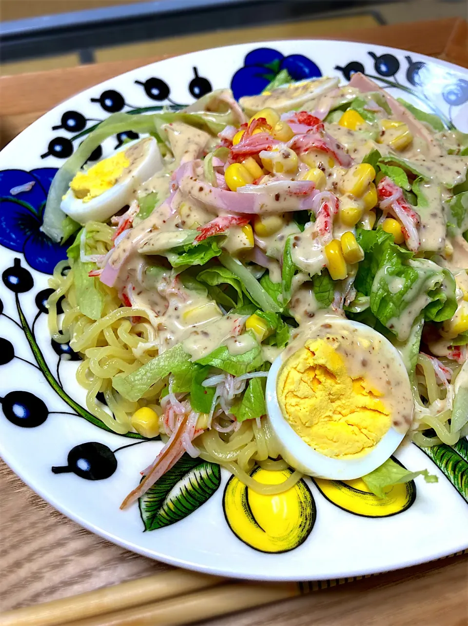 Snapdishの料理写真:ラーメンサラダ🐾❤|さくらさん