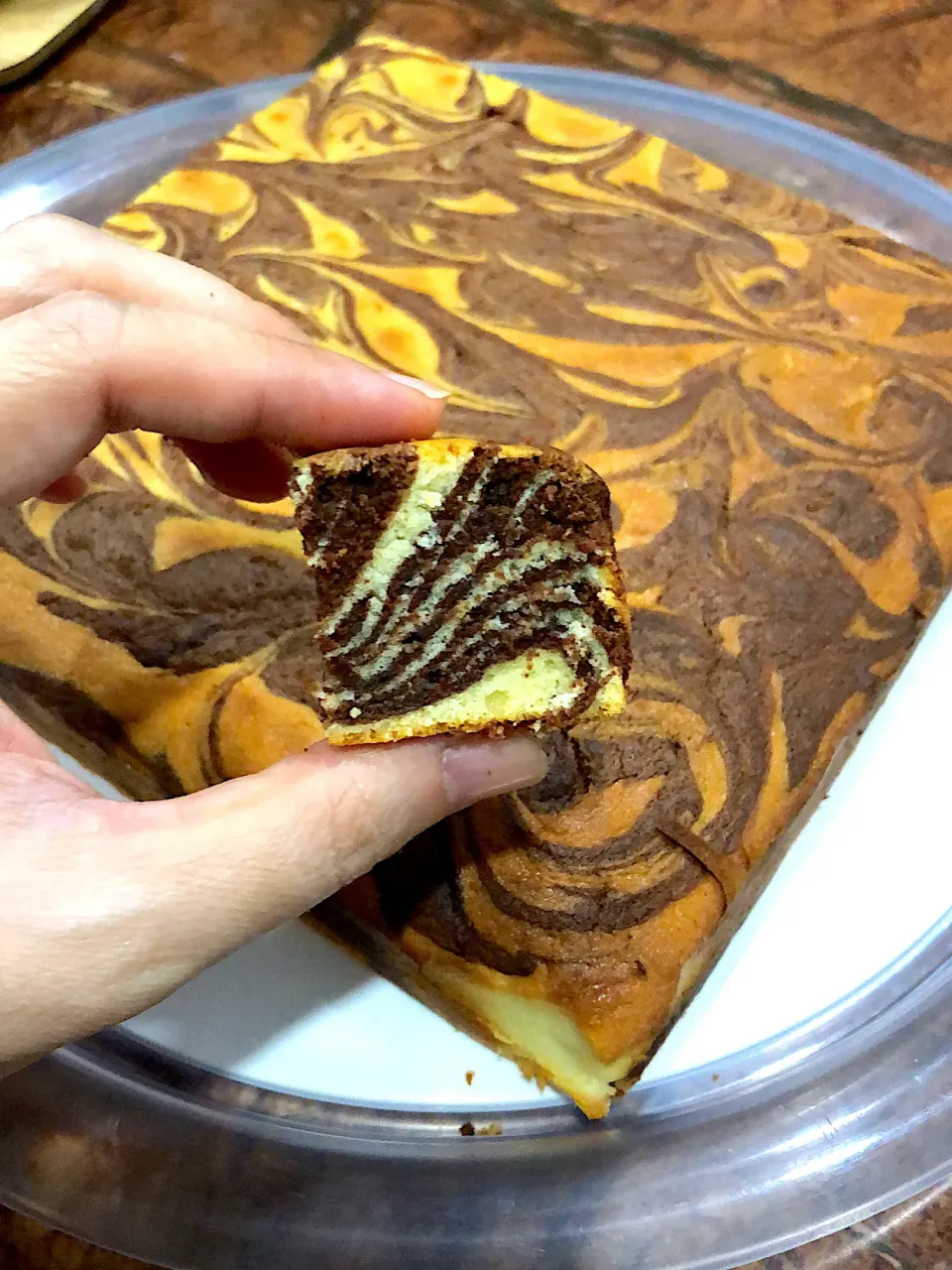 Sour cream marble cake|Amy Aliyyaさん