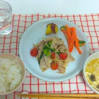 豚しゃぶ野菜ぽんずごま和え|泉　ゆきのさん