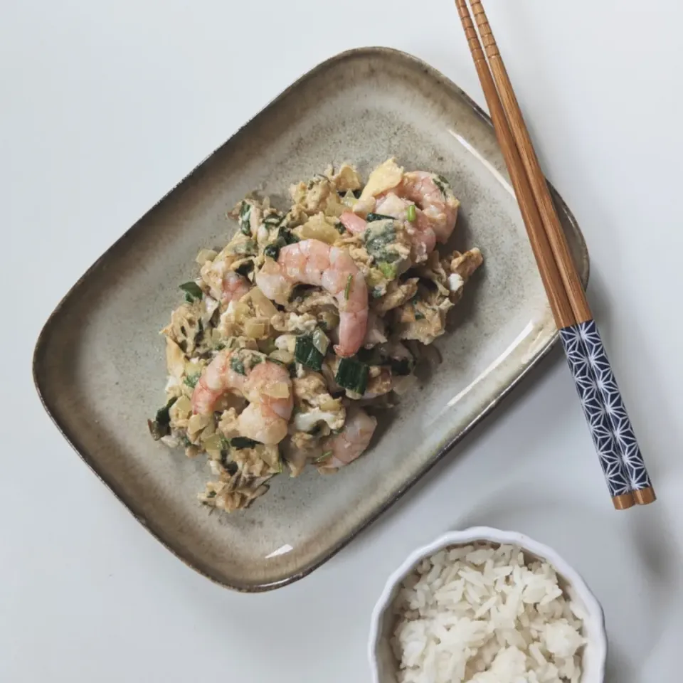 Scrambled Eggs with Shrimps|ecywrさん