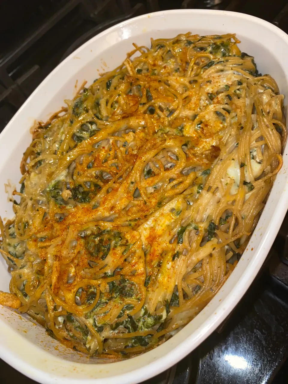 French Onion & Spinach Spaghetti|Tawanjaさん